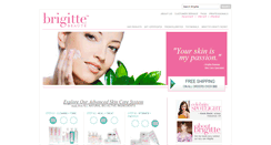 Desktop Screenshot of brigittebeaute.com