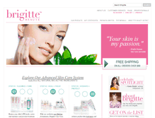 Tablet Screenshot of brigittebeaute.com